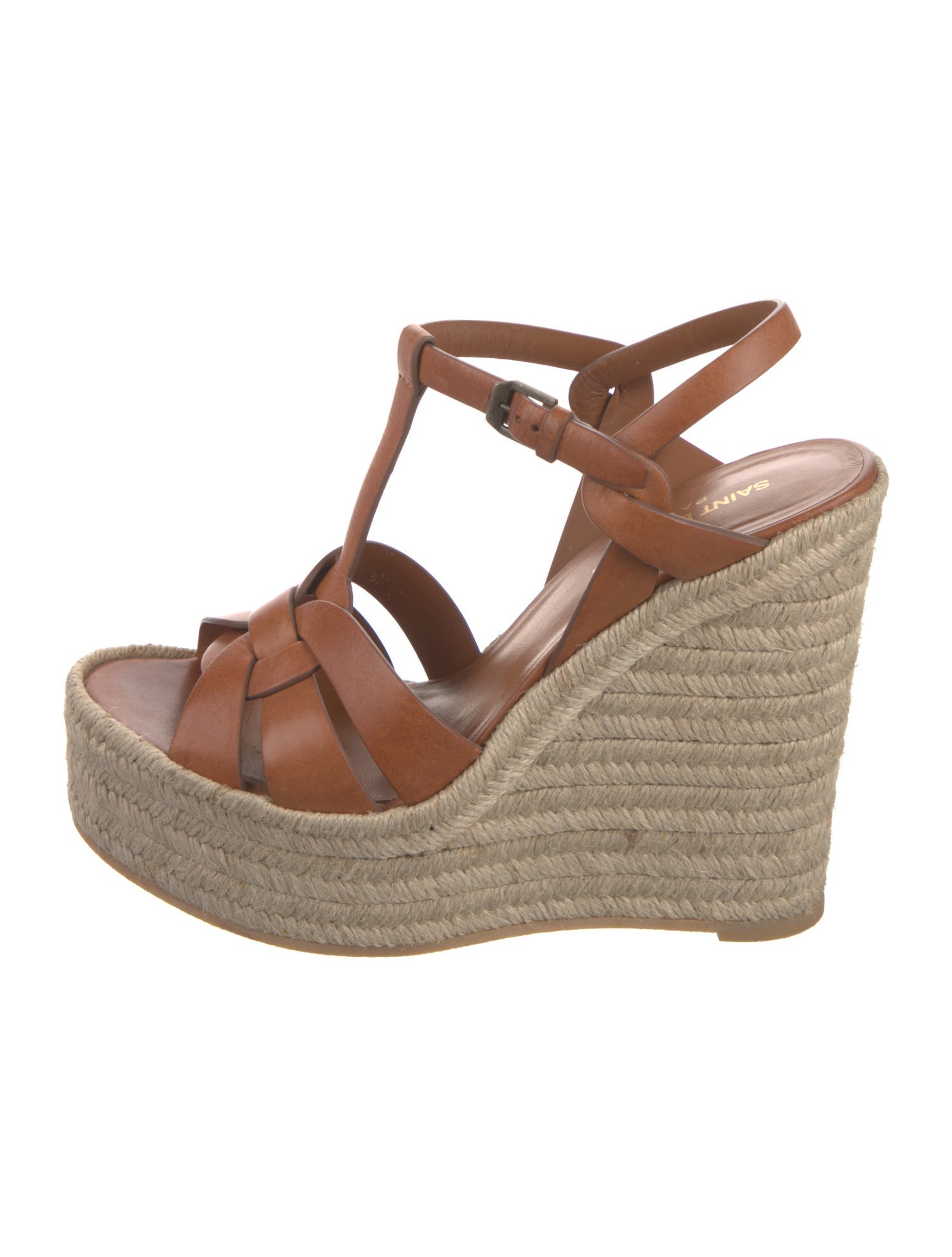 Saint Laurent Leather Espadrilles