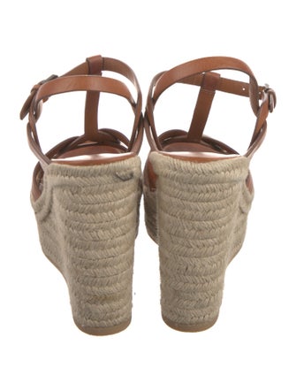 Saint Laurent Leather Espadrilles