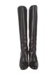 Saint Laurent Signature Logo Leather Boots