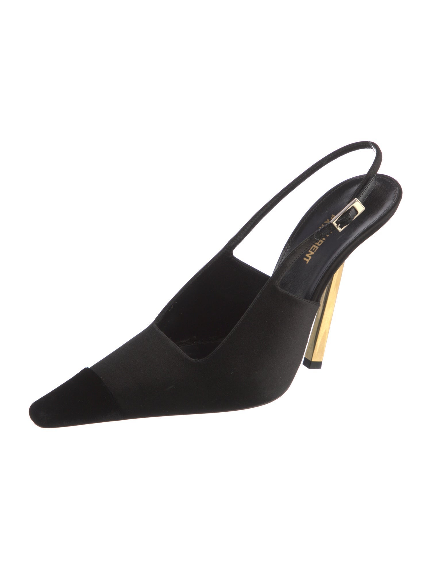 Saint Laurent Satin Slingback Pumps