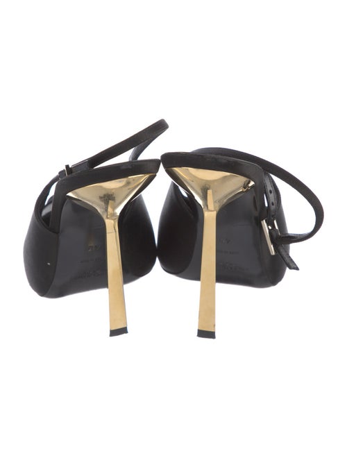 Saint Laurent Satin Slingback Pumps