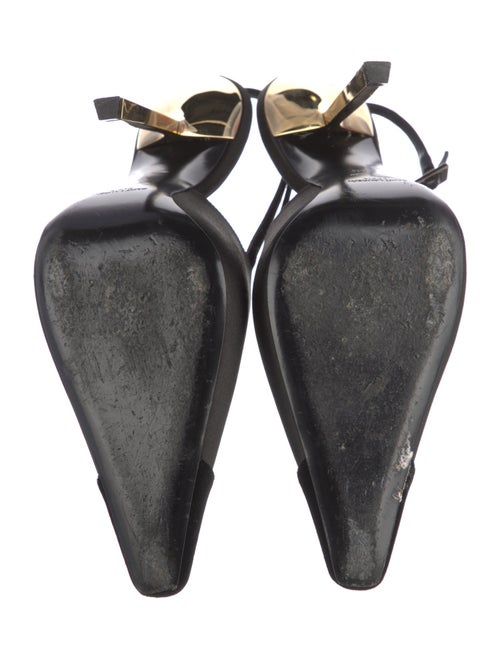 Saint Laurent Satin Slingback Pumps