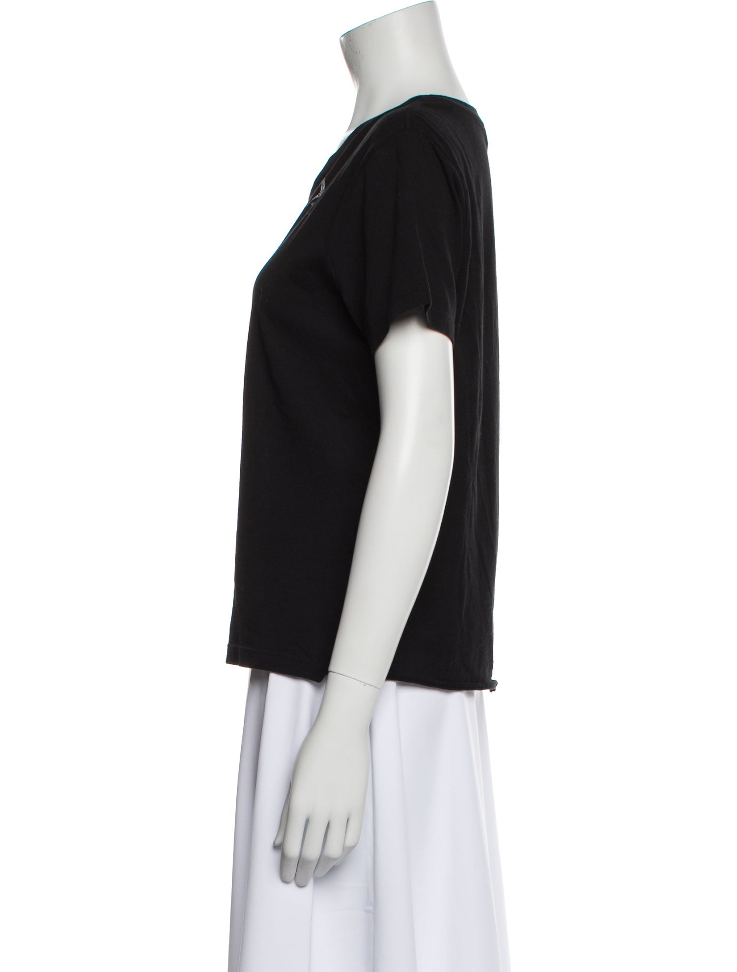 Saint Laurent Crew Neck Short Sleeve T-Shirt