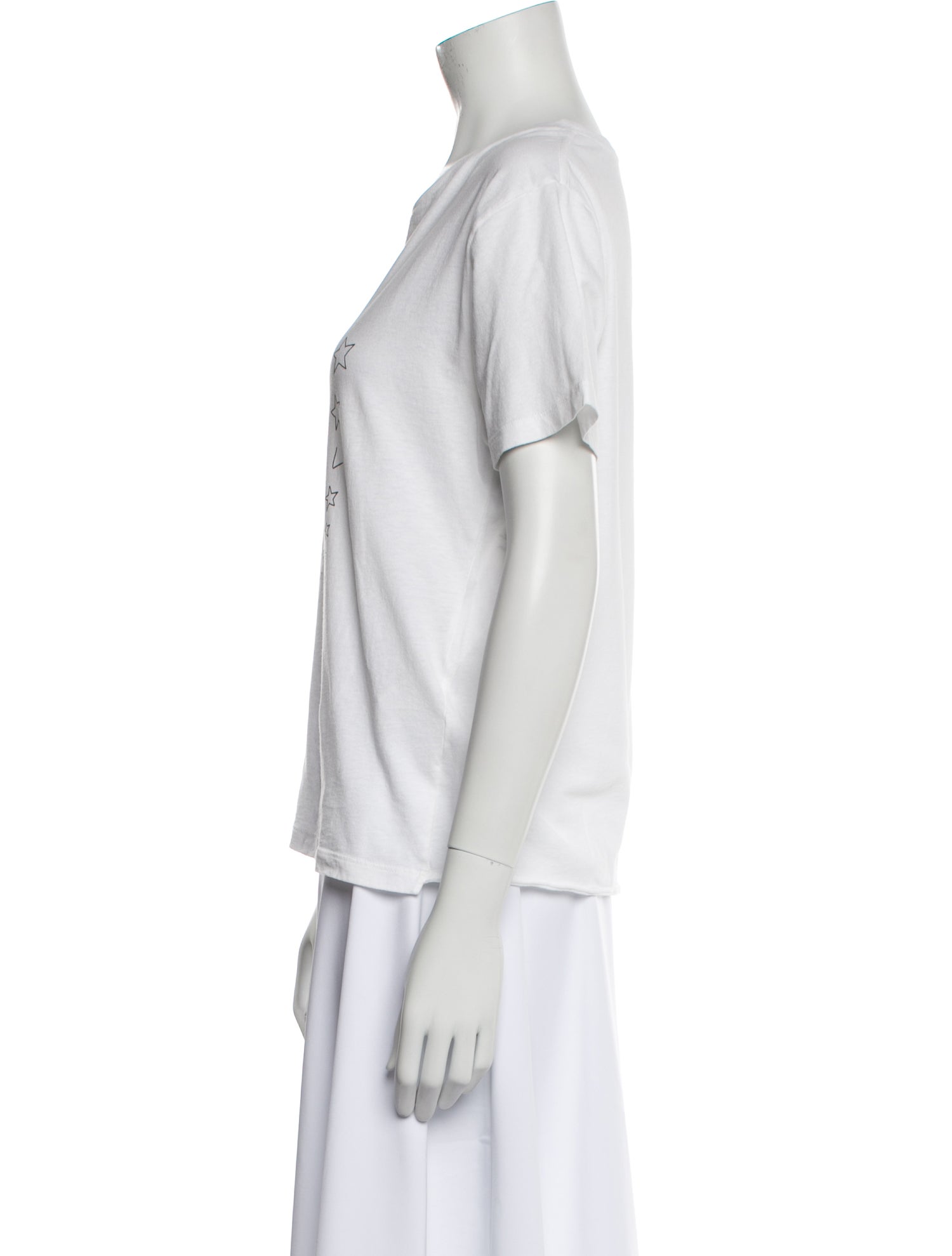 Saint Laurent Crew Neck Short Sleeve T-Shirt