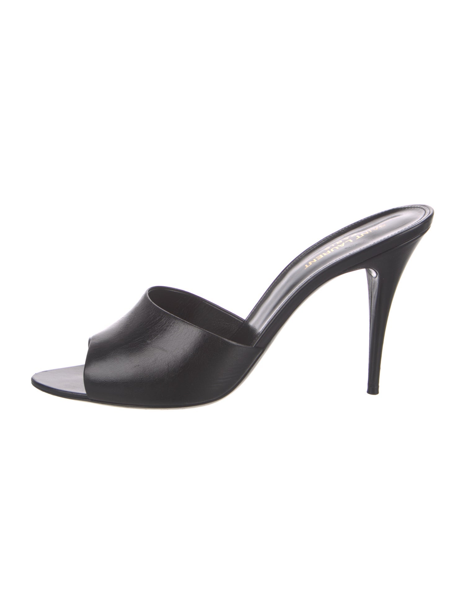 Saint Laurent Leather Slides