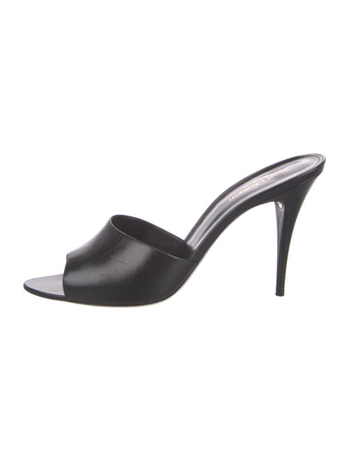 Saint Laurent Leather Slides