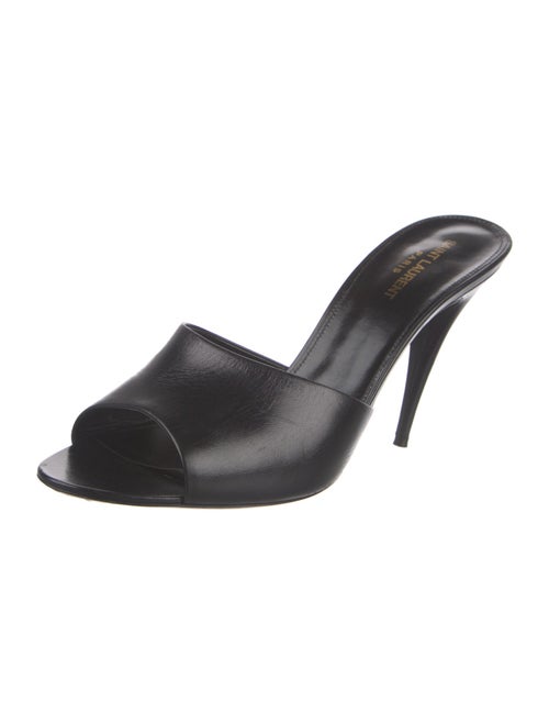 Saint Laurent Leather Slides