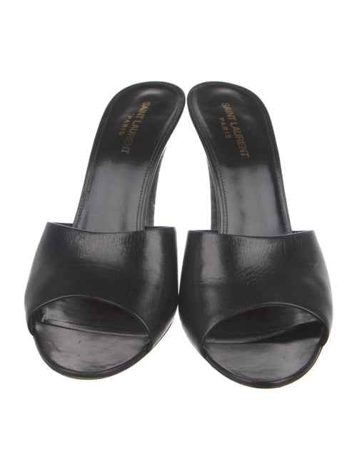 Saint Laurent Leather Slides