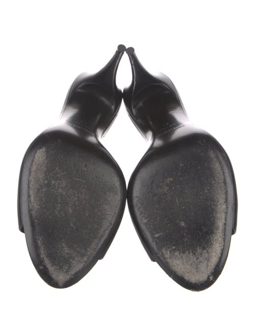 Saint Laurent Leather Slides