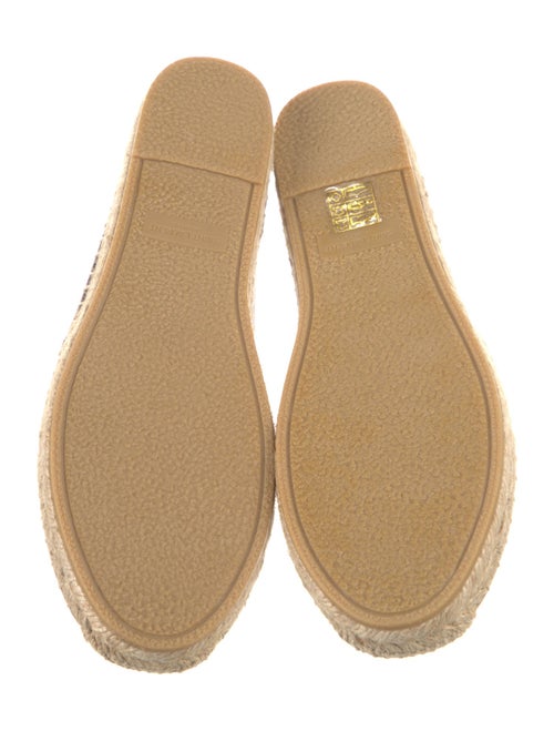 Saint Laurent Signature Logo Leather Espadrilles