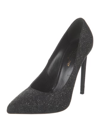 Saint Laurent Glitter Accents Pumps