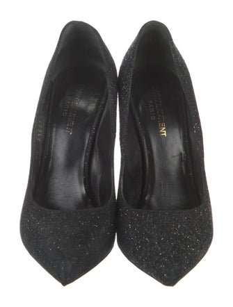 Saint Laurent Glitter Accents Pumps