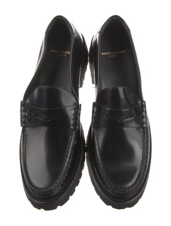 Saint Laurent Leather Loafers