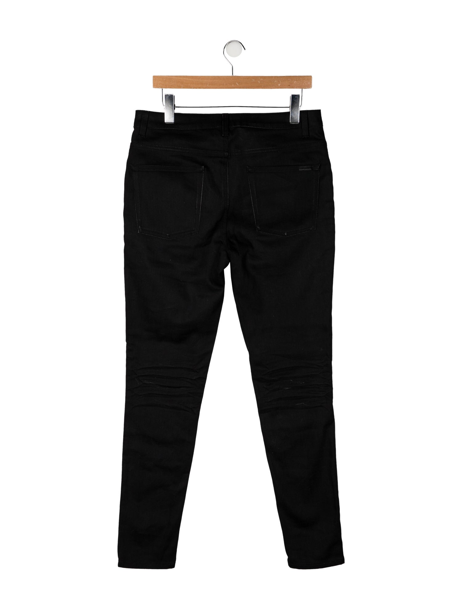 Saint Laurent High-Rise Skinny Leg Jeans