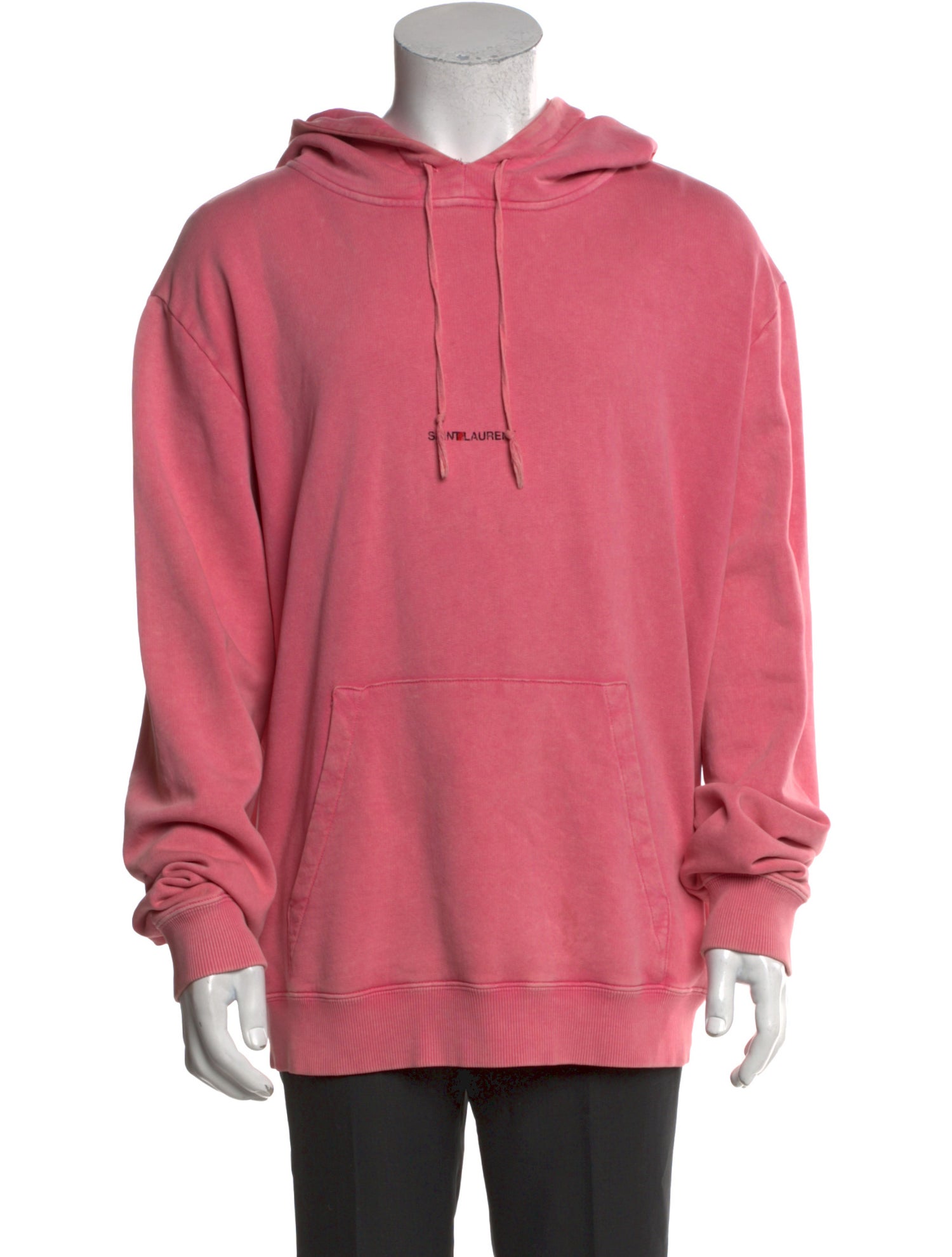 Saint Laurent 2018 Signature Logo Hoodie