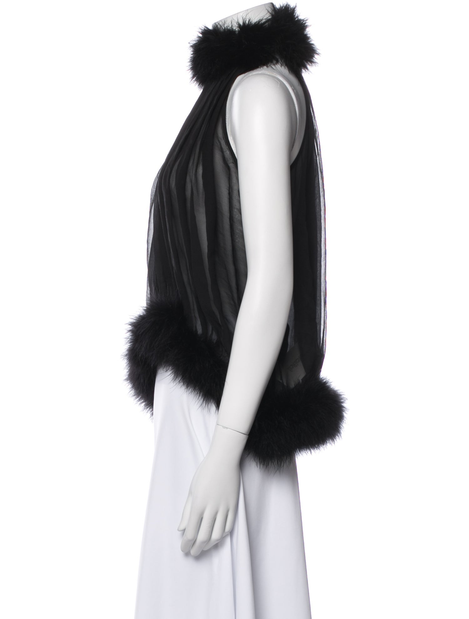 Saint Laurent Silk Turtleneck Blouse