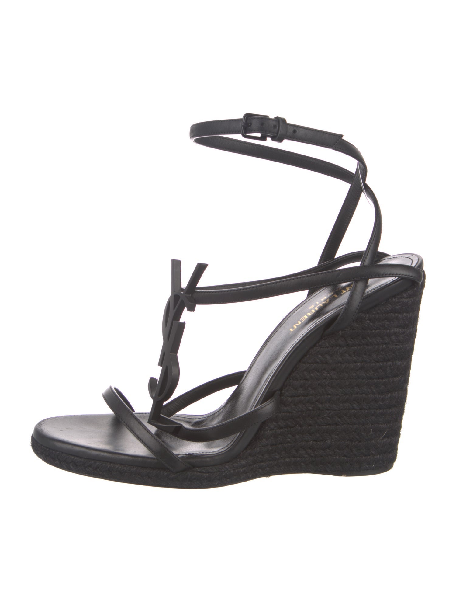 Saint Laurent Leather Espadrilles