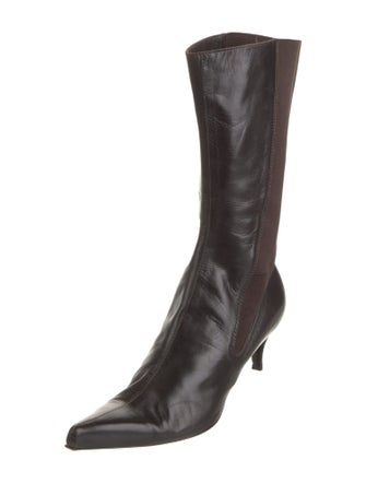 Yves Saint Laurent Rive Gauche Leather Boots