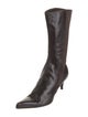 Yves Saint Laurent Rive Gauche Leather Boots