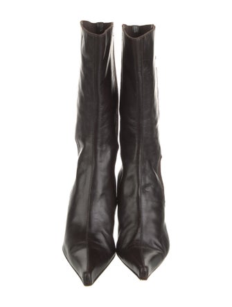 Yves Saint Laurent Rive Gauche Leather Boots