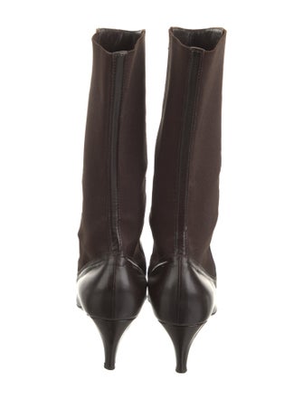 Yves Saint Laurent Rive Gauche Leather Boots
