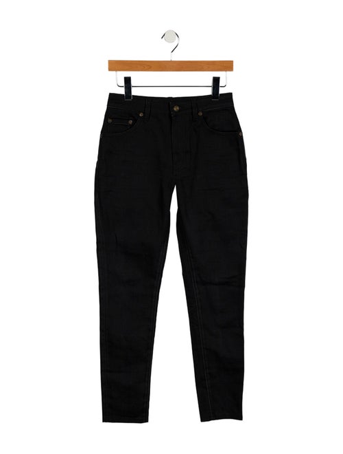 Saint Laurent High-Rise Skinny Leg Jeans