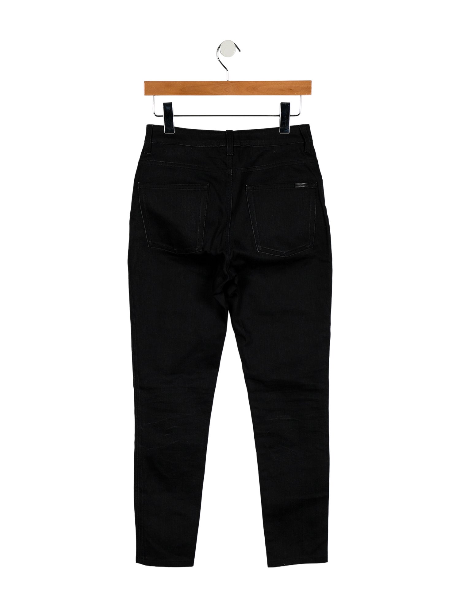 Saint Laurent High-Rise Skinny Leg Jeans