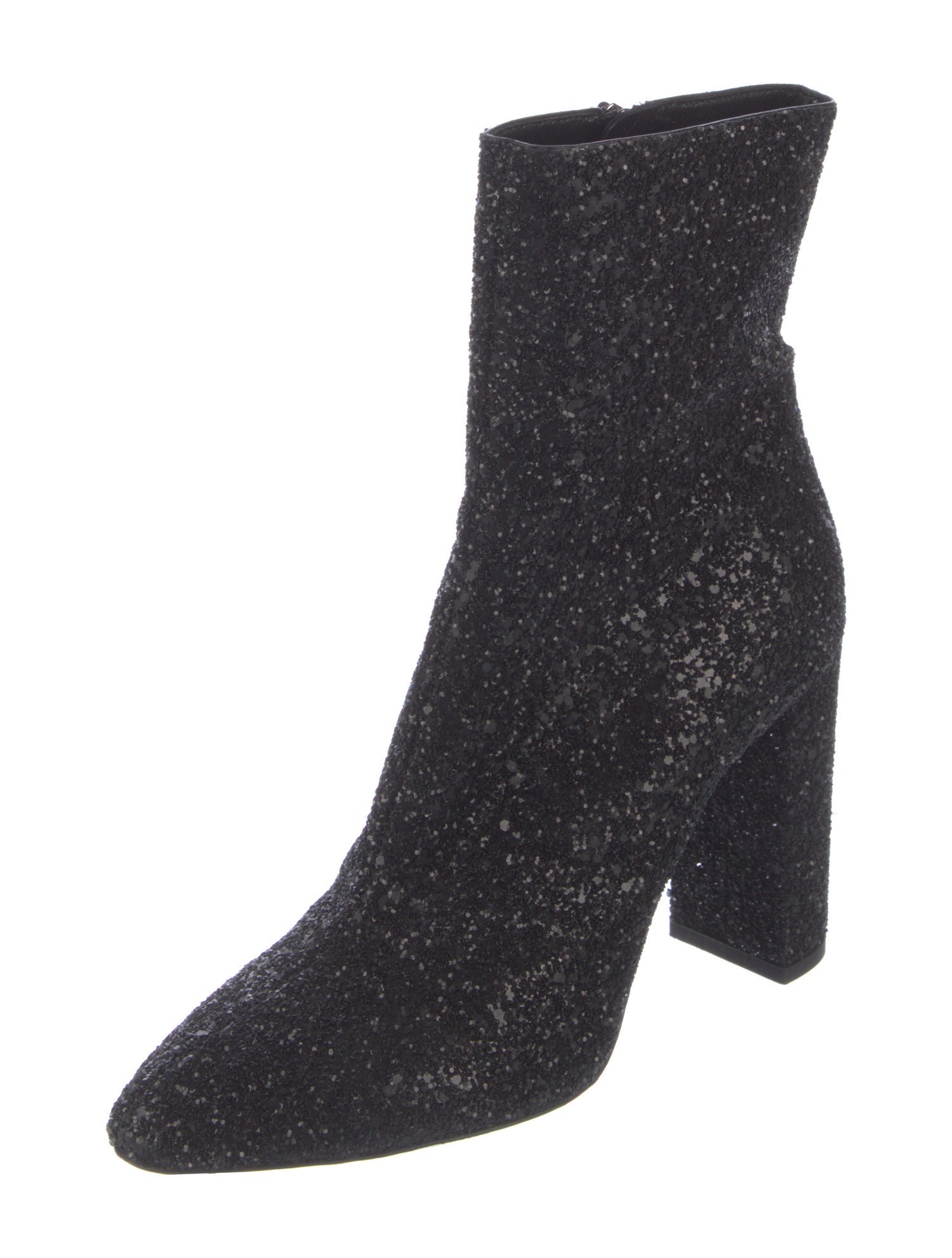 Saint Laurent Glitter Glitter Accents Boots