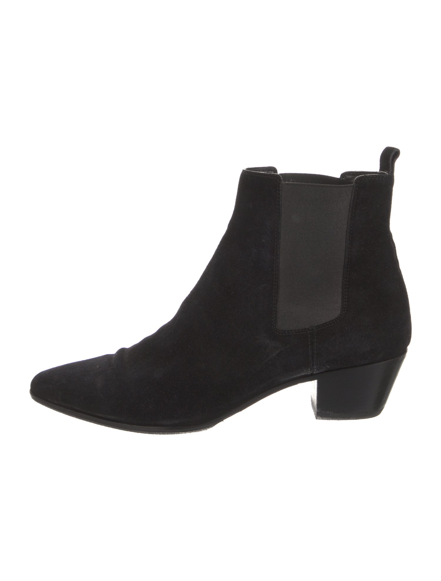 Saint Laurent Suede Chelsea Boots