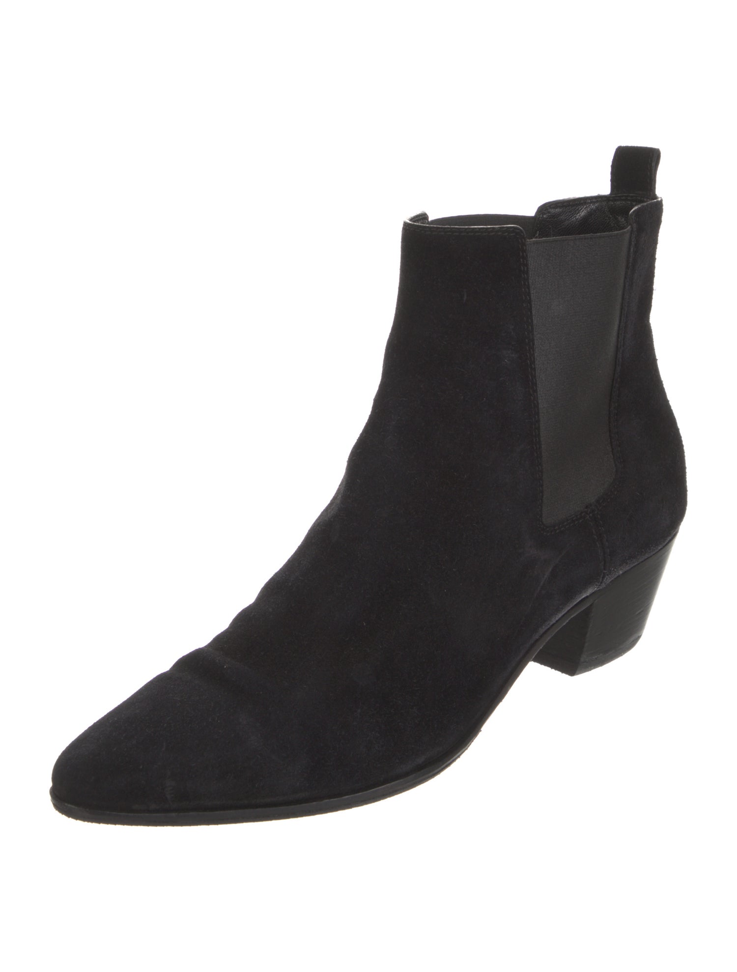 Saint Laurent Suede Chelsea Boots