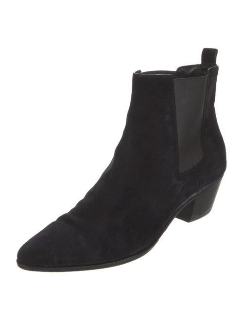 Saint Laurent Suede Chelsea Boots