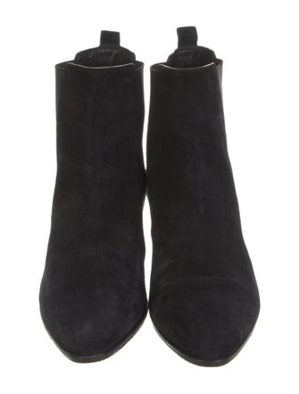 Saint Laurent Suede Chelsea Boots