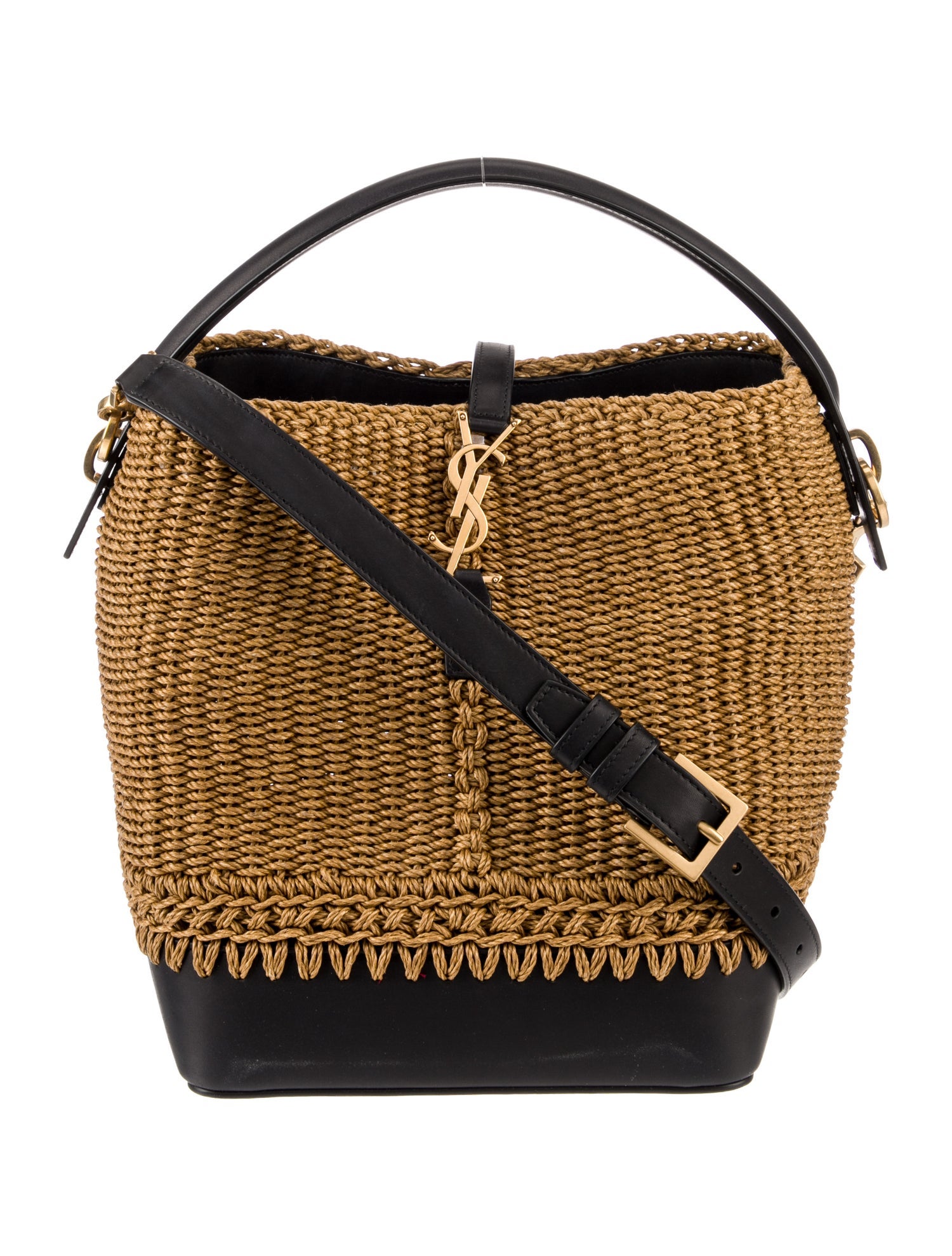 Saint Laurent Straw Le 37 Bag 2024