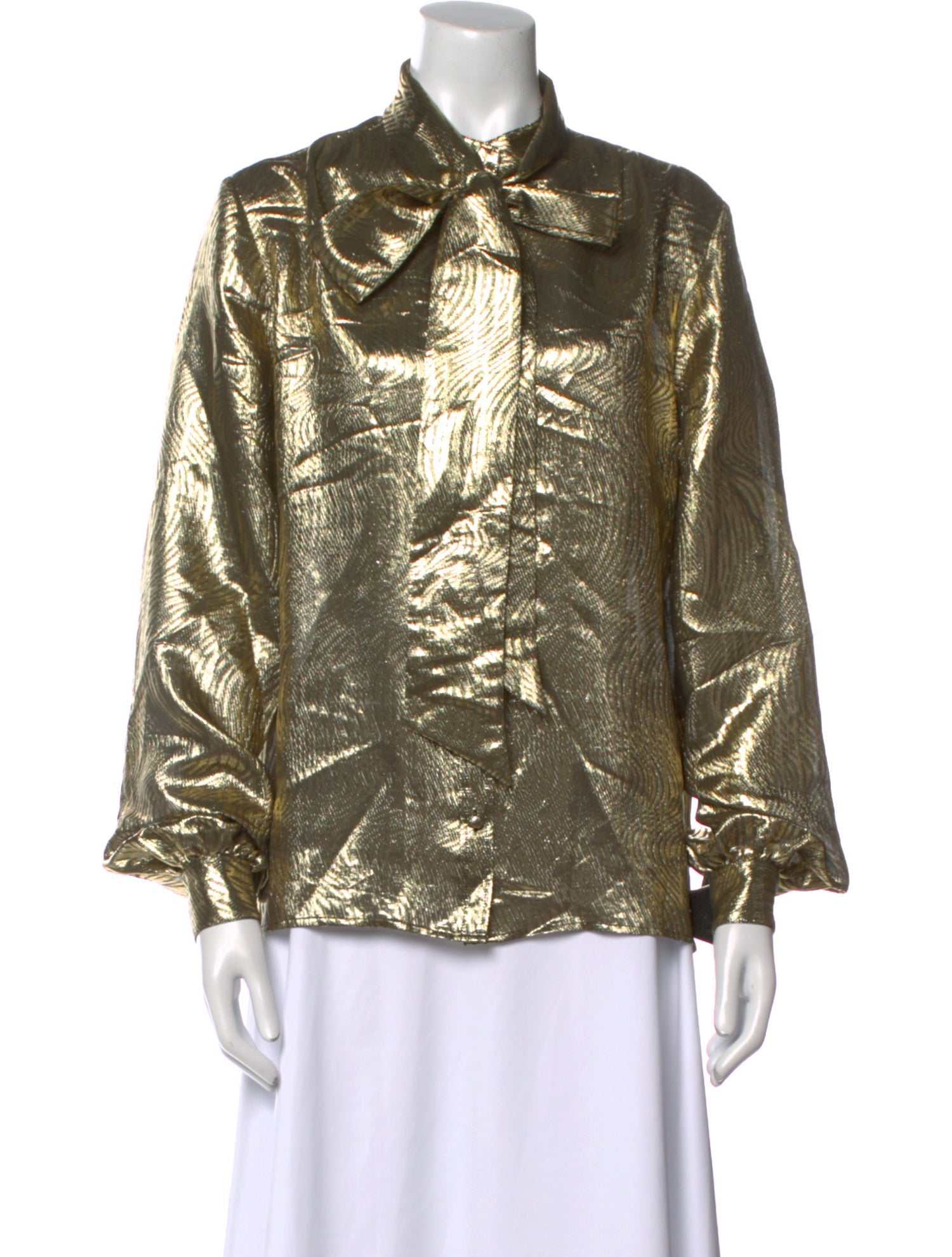 Saint Laurent 2019 Silk Button-Up Top