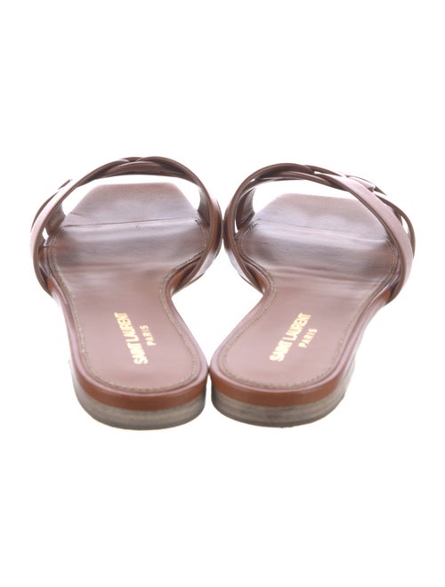 Saint Laurent Leather Slides