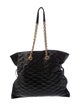 Saint Laurent Quilted Pochon Drawstring Totebag