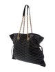 Saint Laurent Quilted Pochon Drawstring Totebag