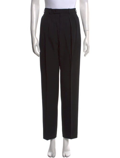Saint Laurent Wool Straight Leg Pants