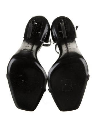 Saint Laurent Patent Leather Sandals