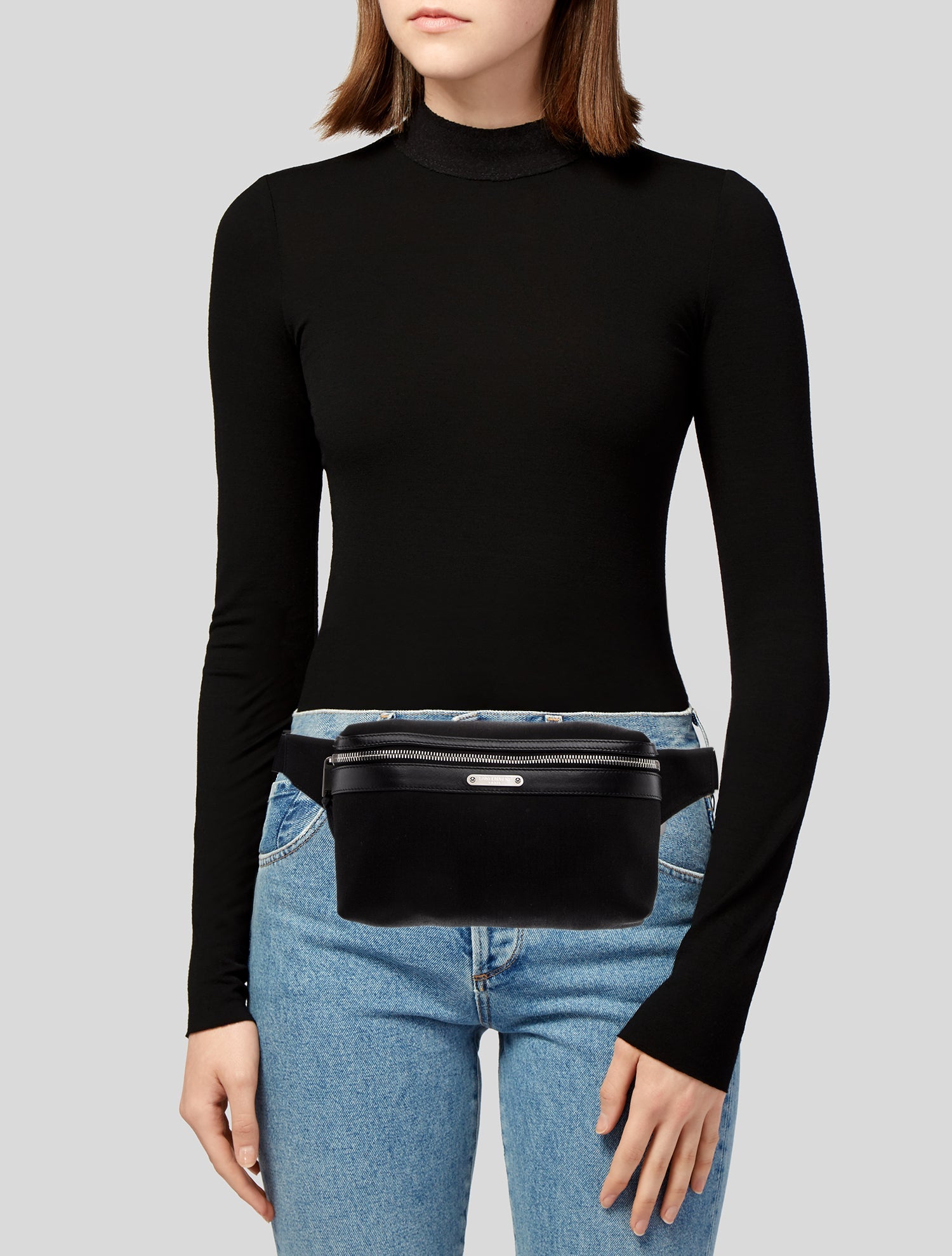 Saint Laurent Canvas Belt Bag