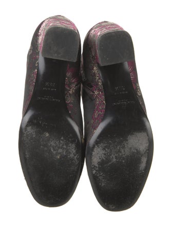 Saint Laurent Floral Print Boots