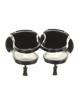 Saint Laurent Patent Leather Slingback Pumps