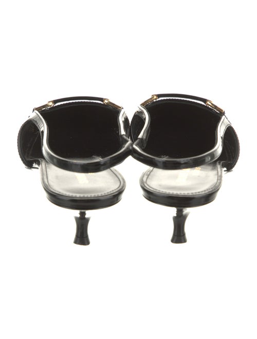 Saint Laurent Patent Leather Slingback Pumps