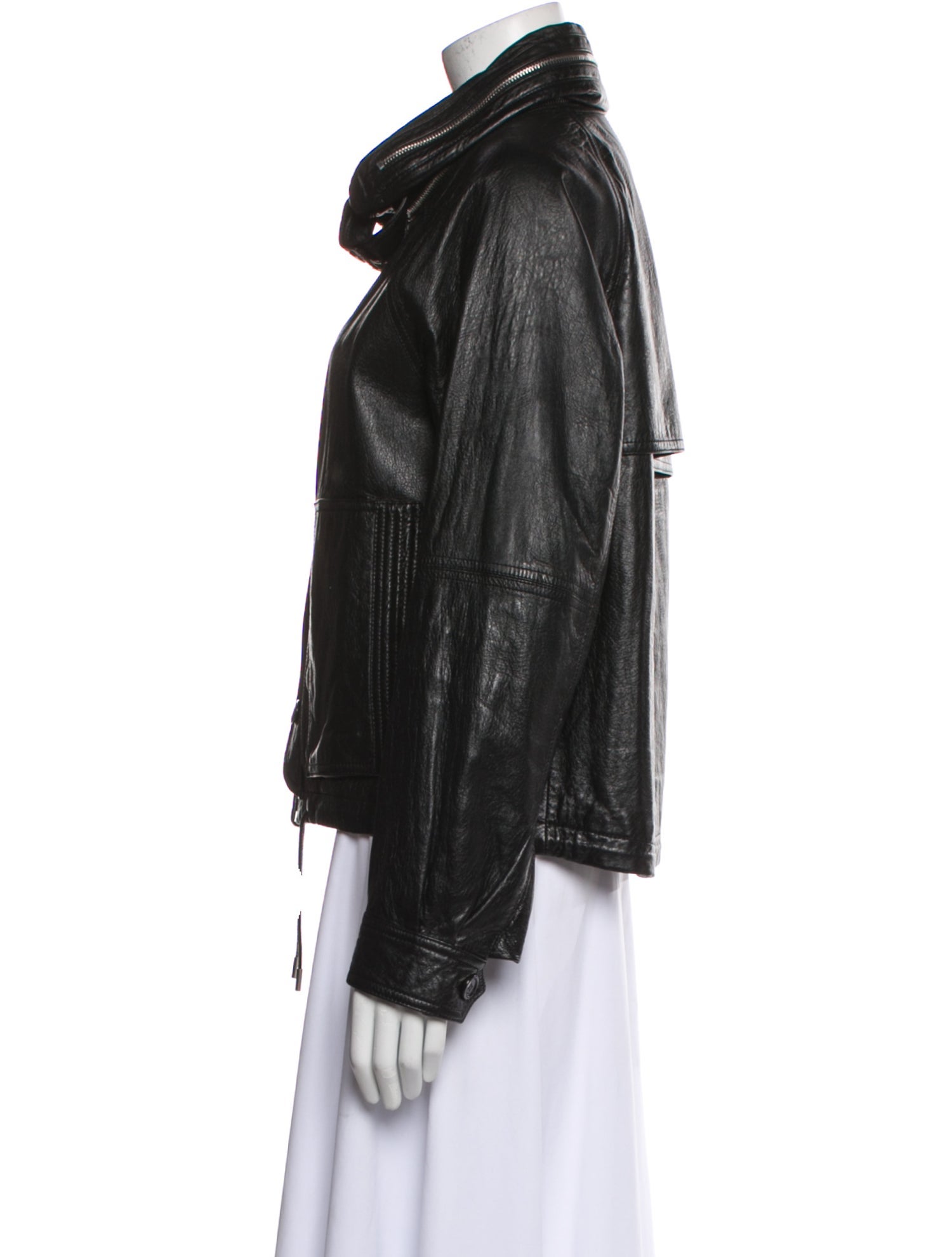 Saint Laurent Lamb Leather Biker Jacket