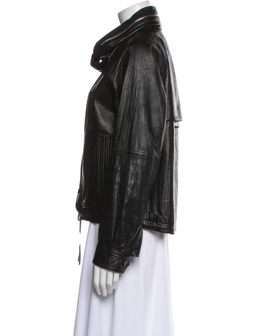 Saint Laurent Lamb Leather Biker Jacket