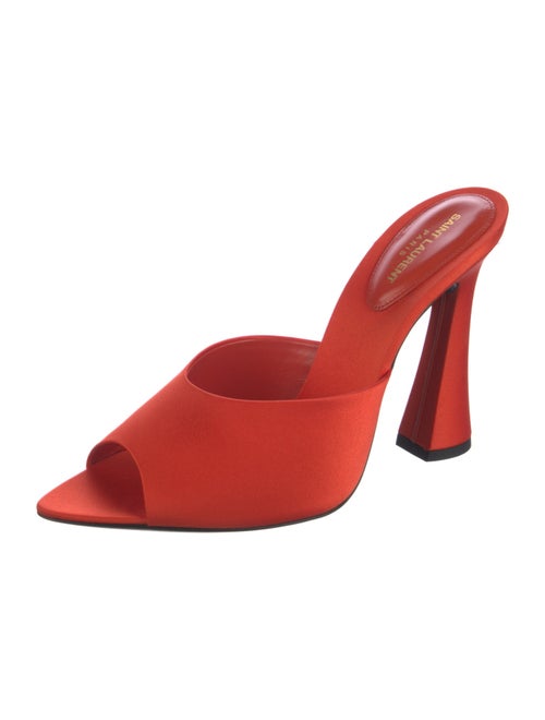 Saint Laurent Satin Slides