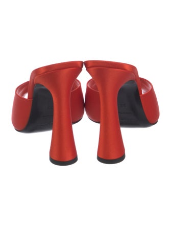 Saint Laurent Satin Slides