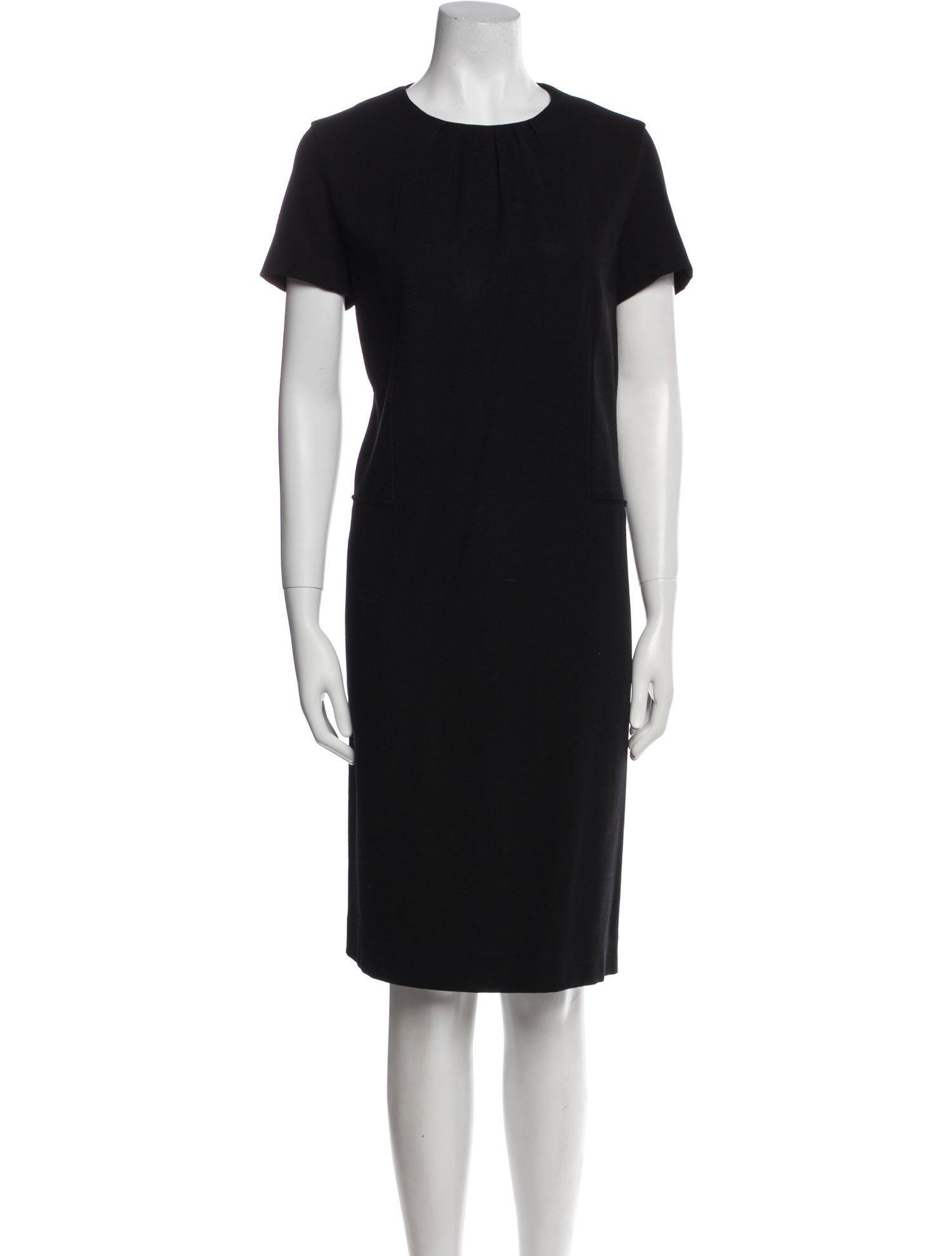 Saint Laurent Wool Midi Length Dress