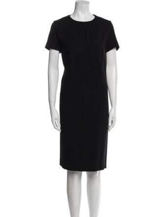 Saint Laurent Wool Midi Length Dress