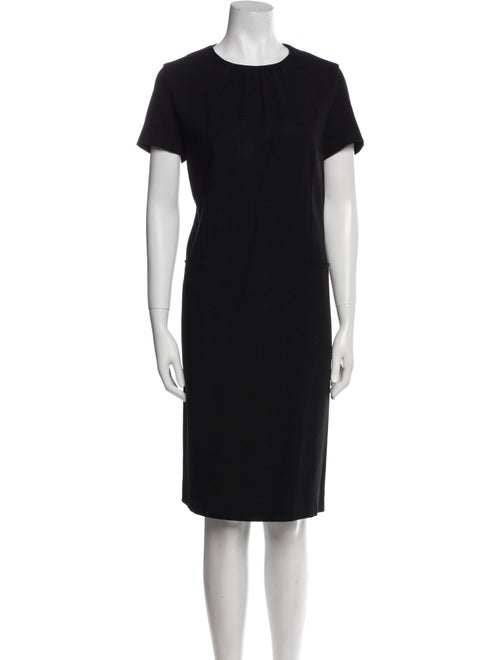 Saint Laurent Wool Midi Length Dress